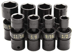 SK - 1/2" Drive 1-1/16" Standard Universal Impact Socket - 6 Points, 3-23/64" OAL - All Tool & Supply