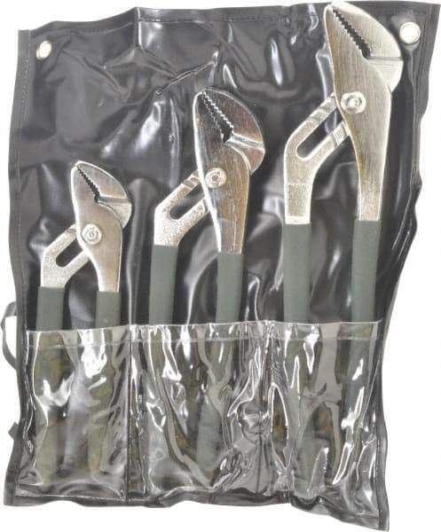 Value Collection - 3 Piece Tongue & Groove Plier Set - Comes in Plastic Pouch - All Tool & Supply