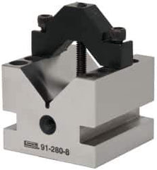 SPI - 1-3/8" Max Capacity, 90° Angle, Hardened Steel V-Block - 2-1/2" Long x 2-1/2" Wide x 2" High, Sold as Individual - All Tool & Supply