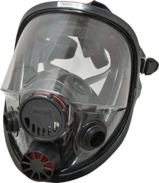 North - Series 7600, Size S Full Face Respirator - 5-Point Suspension, Threaded Connection - All Tool & Supply