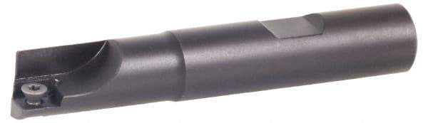 Kennametal - 1-3/4" Cut Diam, 11.94mm Max Depth of Cut, 1-1/4" Shank Diam, 4.78" OAL, Indexable Square Shoulder Centercutting End Mill - SPEB 422 Inserts, Weldon Shank, 0° Lead Angle, Through Coolant - All Tool & Supply