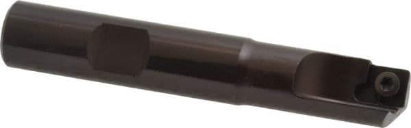 Kennametal - 1/2" Cut Diam, 7.11mm Max Depth of Cut, 1/2" Shank Diam, 3" OAL, Indexable Square Shoulder End Mill - SDEB 2615. Inserts, Cylindrical Shank, 0° Lead Angle - All Tool & Supply