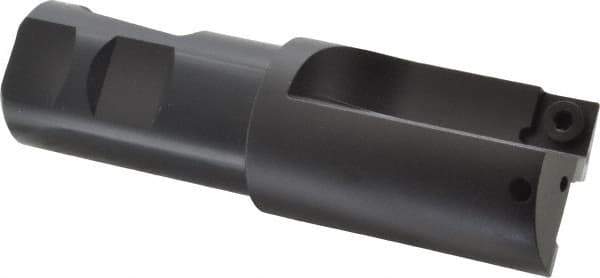 Kennametal - 1-1/2" Cut Diam, 11.94mm Max Depth of Cut, 1-1/4" Shank Diam, 4.78" OAL, Indexable Square Shoulder Centercutting End Mill - SPEB 422 Inserts, Weldon Shank, 0° Lead Angle, Through Coolant - All Tool & Supply