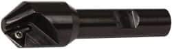 Kennametal - 0.83" Max Cut Diam, 0.27" Min Cut Diam, 7.62mm Max Depth of Cut, Indexable Chamfer and Angle End Mill - 1 Insert, TPGM 2151 Insert Style, 3" Overall Length, Straight Shank - All Tool & Supply