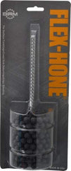 Brush Research Mfg. - 2-1/2" Bore Diam, 120 Grit, Silicon Carbide Flexible Hone - Fine, 8" OAL - All Tool & Supply