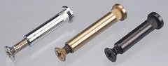 Made in USA - 1/4-20 Thread Barrel, Slotted/Phillips Drive, Stainless Steel Sex Bolt & Binding Post - 3/4" Long Barrel, Grade 18-8 - All Tool & Supply