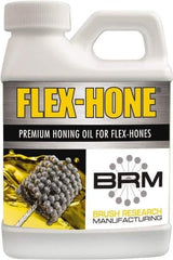 Brush Research Mfg. - 1/2 Pt Buffing & Polishing Compound - Amber, Use on Metal - All Tool & Supply