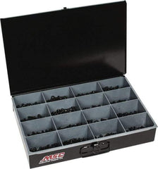 Value Collection - 1,100 Piece Alloy Steel Button Head & Socket Head Cap Screw Assortment - M4x10 to M8x25 Thread - All Tool & Supply