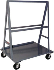 Jamco - 2,000 Lb Capacity Steel Panel Truck - 30" OAW, Phenolic Casters - All Tool & Supply