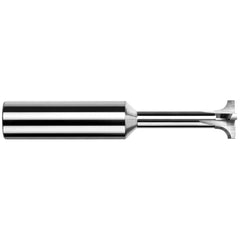 Harvey Tool - 5/64" Radius 3/8" Diam 3-Flute Uncoated Back Corner Rounding End Mill - Exact Industrial Supply