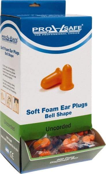 PRO-SAFE - Disposable, Uncorded, 32 dB Earplugs - Orange - All Tool & Supply