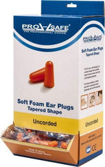 PRO-SAFE - Disposable, Uncorded, 32 dB Earplugs - Orange - All Tool & Supply