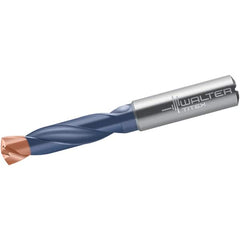 Walter-Titex - 3/4" 140° Spiral Flute Solid Carbide Screw Machine Drill Bit - All Tool & Supply