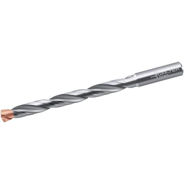 Walter-Titex - 3/4" 140° Solid Carbide Jobber Drill - Double Coating Finish, Right Hand Cut, Spiral Flute, Straight Shank, 244mm OAL, X-treme D Point - All Tool & Supply