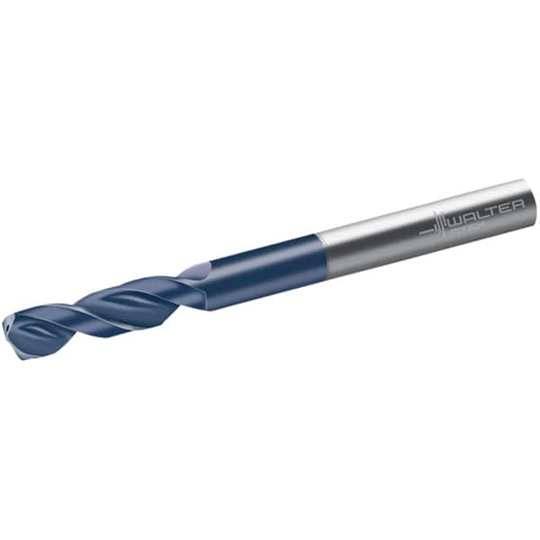 Walter-Titex - 11/32" 150° Spiral Flute Solid Carbide Screw Machine Drill Bit - All Tool & Supply