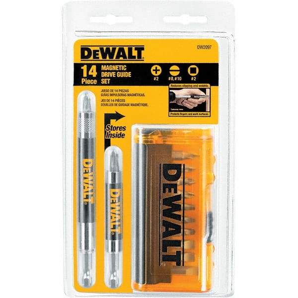 DeWALT - 14 Piece, Screwdriver Bit Set - #2, 1/4" Drive - All Tool & Supply