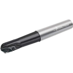 Walter - 20mm Cut Diam, 28mm Max Depth of Cut, 25mm Shank Diam, 150mm OAL, Indexable Ball Nose End Mill - 25,300 Max RPM - All Tool & Supply