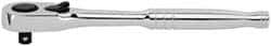 Stanley - 1/4" Drive Pear Head Ratchet - Chrome Finish, 8" OAL - All Tool & Supply