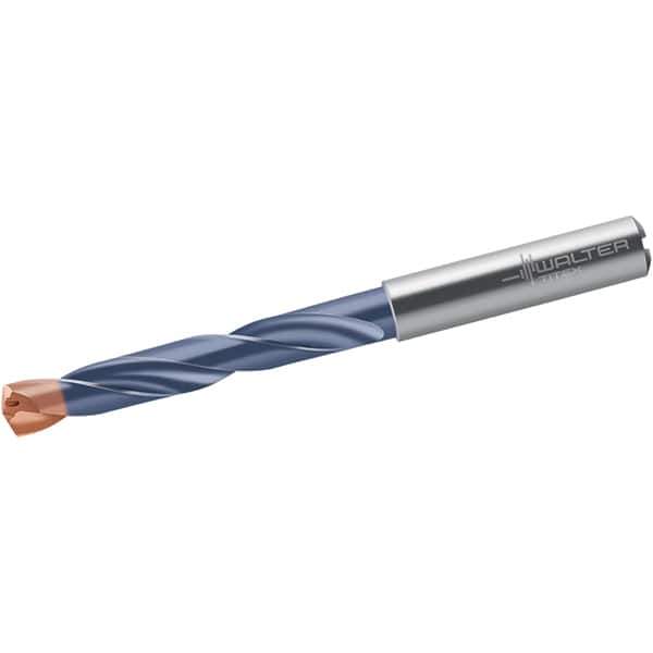 Walter-Titex - 5/16" 140° Solid Carbide Jobber Drill - Double Coating Finish, Right Hand Cut, Spiral Flute, Straight Shank, 91mm OAL, X-treme Plus Point - All Tool & Supply