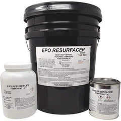 Made in USA - 50 Lb Concrete Repair/Resurfacing - Tile Red, 25 Sq Ft Coverage, Epoxy Resin - All Tool & Supply