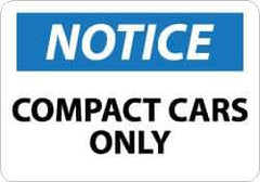 NMC - "Notice - Company Is Not Responsible for Loss or Damage to Parked Cars", 10" Long x 14" Wide, Pressure-Sensitive Vinyl Safety Sign - Rectangle, 0.004" Thick, Use for Accident Prevention - All Tool & Supply