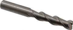 Kennametal - 1/2", 2 Flute, Single End, Solid Carbide, 0.06" Corner Radius End Mill - 4" OAL, 45° Helix, Right Hand Flute, 2" LOC, Right Hand Cut - All Tool & Supply