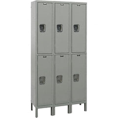 Hallowell - 6 Door, 2 Tier, Premium Wardrobe Lockers - All Tool & Supply