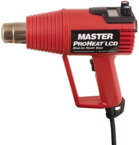 Master Appliance - 130 to 1,000°F Heat Setting, 4 to 16 CFM Air Flow, Heat Gun - 120 Volts, 11 Amps, 1,300 Watts, 6' Cord Length - All Tool & Supply