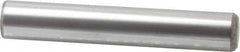 Made in USA - 1" Diam x 6" Pin Length Grade 8 Alloy Steel Standard Dowel Pin - Bright Finish, C 47-58 & C 60 (Surface) Hardness, 117,800 Lb (Single Shear), 235,600 Lb (Double Shear) Breaking Strength, 1 Beveled & 1 Rounded End - All Tool & Supply