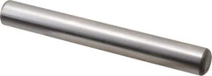 Made in USA - 5/8" Diam x 5" Pin Length Grade 8 Alloy Steel Standard Dowel Pin - Bright Finish, C 47-58 & C 60 (Surface) Hardness, 46,000 Lb (Single Shear), 92,000 Lb (Double Shear) Breaking Strength, 1 Beveled & 1 Rounded End - All Tool & Supply