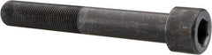 Made in USA - 1-14 UNF Hex Socket Drive, Socket Cap Screw - Alloy Steel, Black Oxide Finish, Partially Threaded, 7" Length Under Head - All Tool & Supply