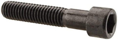 Made in USA - 7/16-14 UNC Hex Socket Drive, Socket Cap Screw - Alloy Steel, Black Oxide Finish, Partially Threaded, 2-1/4" Length Under Head - All Tool & Supply