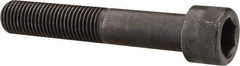 Made in USA - 7/16-20 UNF Hex Socket Drive, Socket Cap Screw - Alloy Steel, Black Oxide Finish, Partially Threaded, 2-1/2" Length Under Head - All Tool & Supply