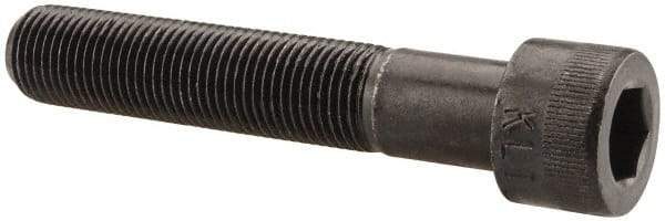 Made in USA - 1/2-20 UNF Hex Socket Drive, Socket Cap Screw - Alloy Steel, Black Oxide Finish, Partially Threaded, 2-3/4" Length Under Head - All Tool & Supply