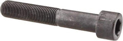 Made in USA - 1/2-20 UNF Hex Socket Drive, Socket Cap Screw - Alloy Steel, Black Oxide Finish, Partially Threaded, 3" Length Under Head - All Tool & Supply