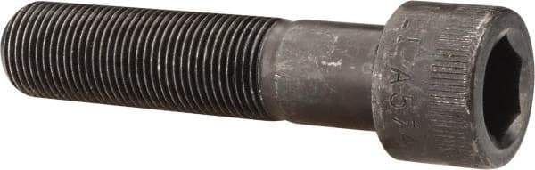 Made in USA - 3/4-16 UNF Hex Socket Drive, Socket Cap Screw - Alloy Steel, Black Oxide Finish, Partially Threaded, 3-1/4" Length Under Head - All Tool & Supply