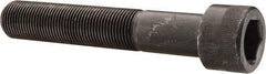 Made in USA - 7/8-14 UNF Hex Socket Drive, Socket Cap Screw - Alloy Steel, Black Oxide Finish, Partially Threaded, 5" Length Under Head - All Tool & Supply