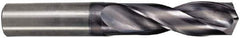 M.A. Ford - 6mm 142° Spiral Flute Solid Carbide Screw Machine Drill Bit - ALtima Finish, Right Hand Cut, 30mm Flute Length, 76mm OAL, Straight Shank - All Tool & Supply