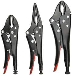 Proto - 3 Piece Locking Plier Set - Comes in Pouch - All Tool & Supply