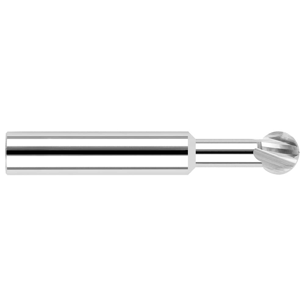 Harvey Tool - 0.3934" Diam 270° Wrap Angle 0.335" LOC 4-Flute Uncoated Undercut End Mill - Exact Industrial Supply