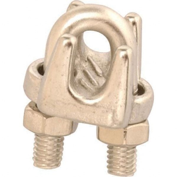 Campbell - Wire Rope Hardware & Accessories Type: Wire Rope Clip For Rope Diameter: 1/8 (Inch) - All Tool & Supply