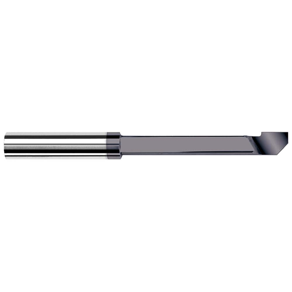 Boring Bar: 0.15″ Min Bore, 1″ Max Depth, Right Hand Cut, Solid Carbide 3/16″ Shank Dia, 2″ OAL