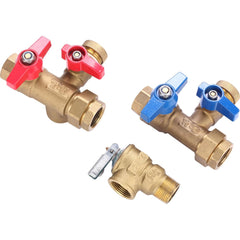 Water Heater Parts & Accessories; Type: Tankless Isolation Valve Servicing Kit; For Use With: Tankless Electric Water Heater; Maximum Working Pressure (Psi - 3 Decimals): 120; Contents: Outlet Valve; Inlet Valve; Pressure Relief Valve; Outlet Size (Inch):