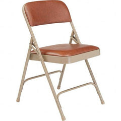 National Public Seating - Folding Chairs Pad Type: Folding Chair w/Vinyl Padded Seat Material: Vinyl; Steel - All Tool & Supply