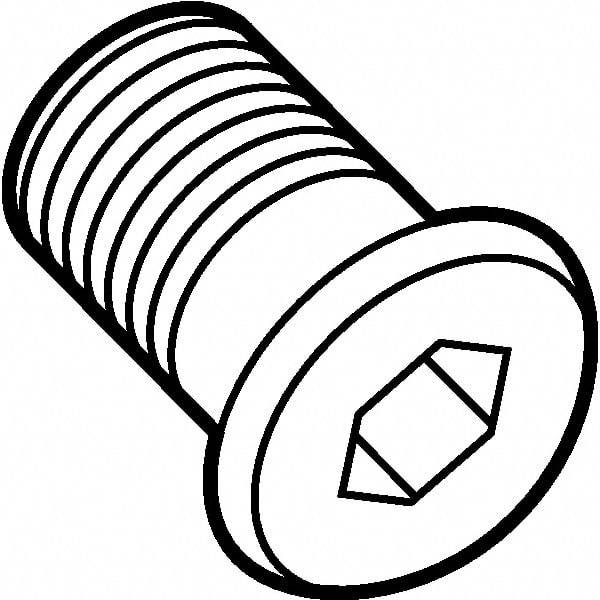 Kennametal - Hex Socket for Indexables - M5x0.8 & M8x0.75 Thread, For Use with Shims - All Tool & Supply