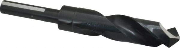 Chicago-Latrobe - 29/32" Drill, 118° Point, High Speed Steel Silver Deming & Reduced Shank Drill Bit - Oxide Finish, 6" OAL, Flats on Shank, 3-1/8" Flute Length, Right Hand Cut, Split Point, Spiral Flute, Regular Spiral - All Tool & Supply