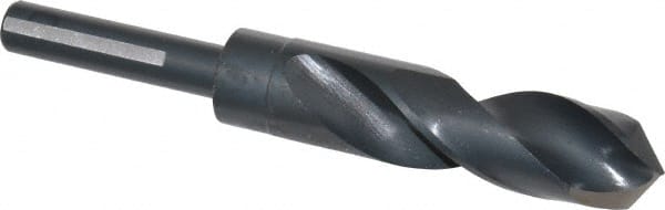 Chicago-Latrobe - 59/64" Drill, 118° Point, High Speed Steel Silver Deming & Reduced Shank Drill Bit - All Tool & Supply