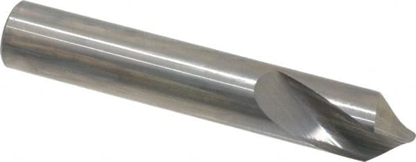 Made in USA - 1/2" Body Diam, 90°, 3" OAL, Solid Carbide Spotting Drill - All Tool & Supply