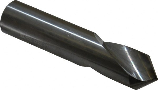 Made in USA - 5/8" Body Diam, 90°, 3" OAL, Solid Carbide Spotting Drill - All Tool & Supply