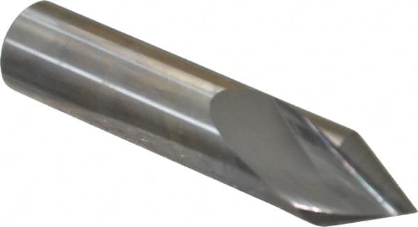 Made in USA - 5/8" Body Diam, 60°, 3" OAL, Solid Carbide Spotting Drill - All Tool & Supply